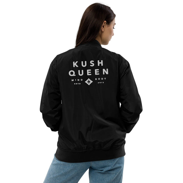 KQ Shop Merchandise Premium recycled bomber jacket