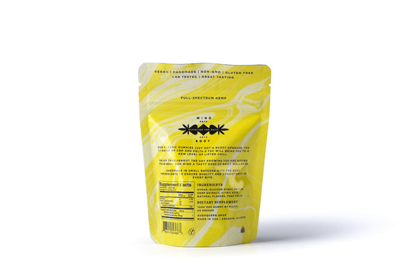 Kush Queen Ingestibles Gummies Rx Elevated Lemon CBD + Delta 8 THC Chews