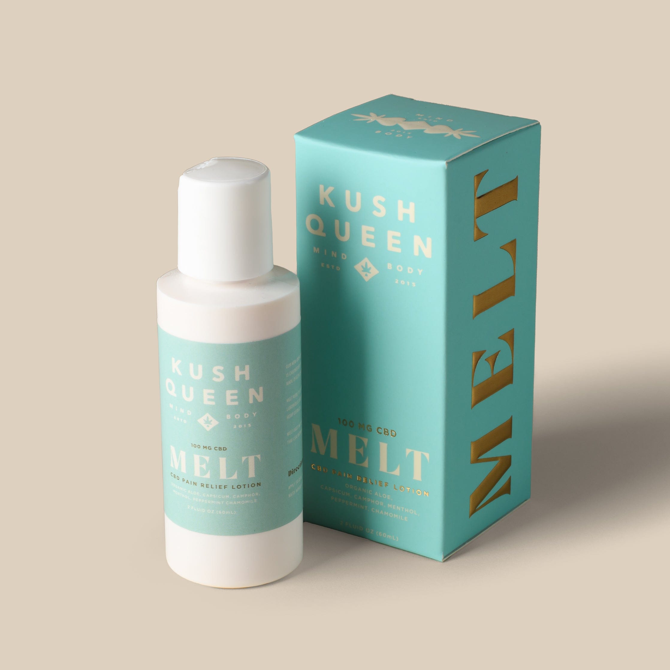 Melt CBD Lotion 2 oz - 100mg & 16oz - 800mg